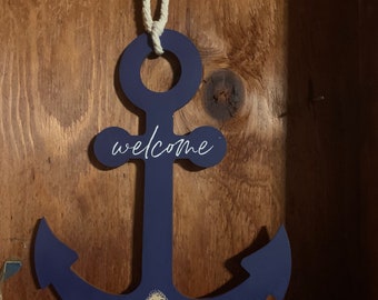 Anchor Welcome Sign