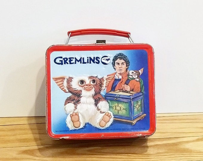 Vintage Gremlins Lunch Box, Gremlins Lunch Box, Vintage Gremlins