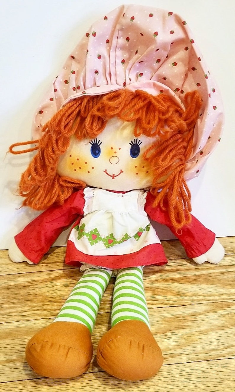 strawberry shortcake rag doll