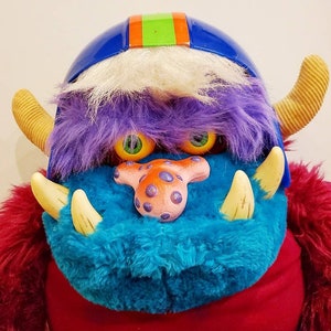 My Pet Monster, My Football Monster, Vintage My Pet Monster, My Pet Monster Football, My Pet Monster Toy, Vintage Pet Monster image 3