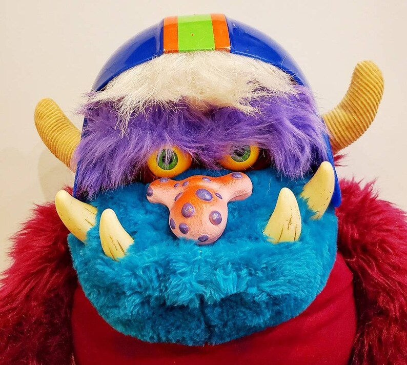 My Pet Monster, My Football Monster, Vintage My Pet Monster, My Pet Monster Football, My Pet Monster Toy, Vintage Pet Monster image 3