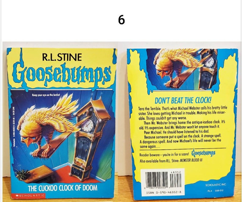 Vintage Goosebumps Books 90s Goosebumps Books Pick Your Own Etsy