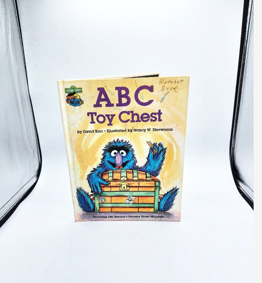 Sesame Street ABC Toy Chest Book Vintage Sesame Street Books Etsy