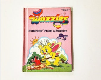 Wuzzles Book Butterbear Plants a Surprise Vintage Children's Picture Book Eleroo Disney The Wuzzles Hasbro - The Charm Room -15022