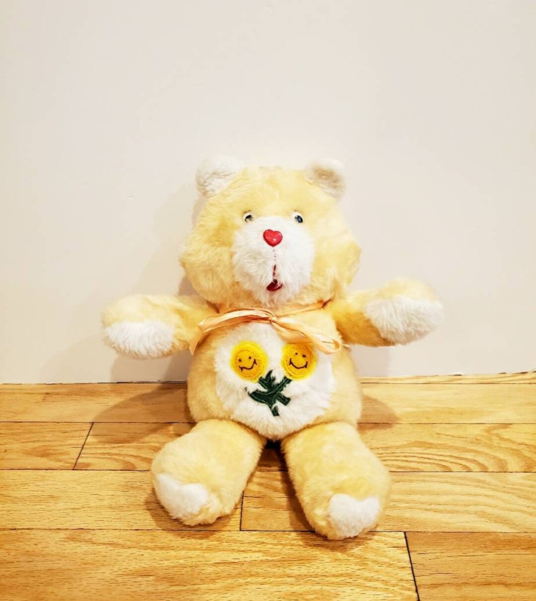 smiley face flower pillow