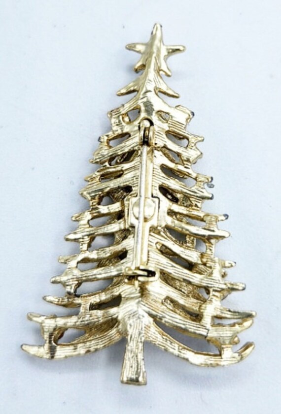 Vintage Christmas Tree Pin, Vintage Christmas Tre… - image 3