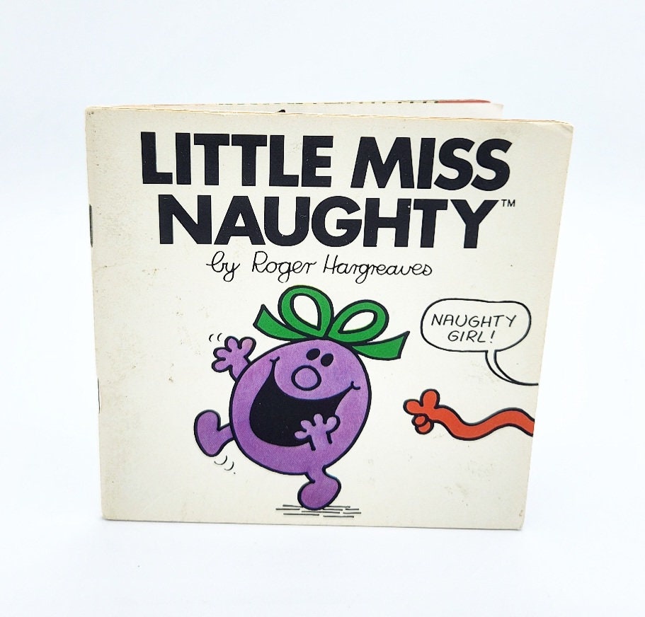 Vintage Little Miss Naughty Book Little Miss Book Mr Men Books