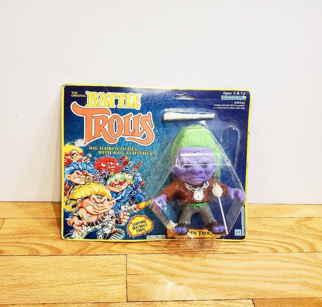 The Troll Family House, Toy Street 1992, Vintage Troll Playset