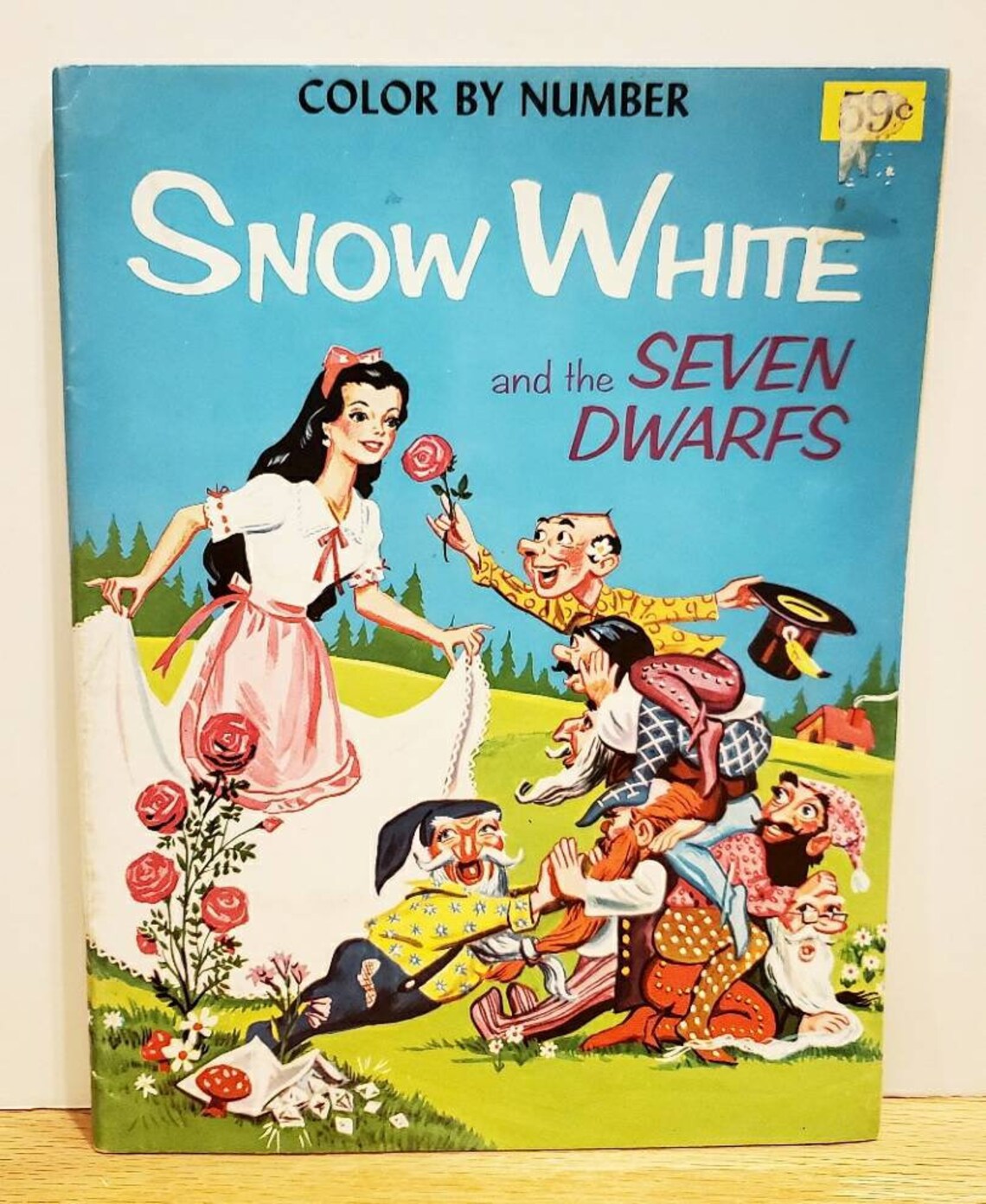 Vintage Snow White Coloring Book Vintage Snow White Color by | Etsy
