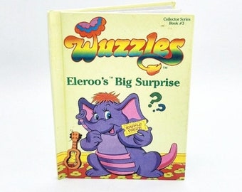 Wuzzles Book, Vintage Wuzzles Book, Eleroo's Big Surprise, Eleroo, The Wuzzles, Disney Wuzzles, Wuzzles Toys, Wuzzles Plush, Eleroo Toys