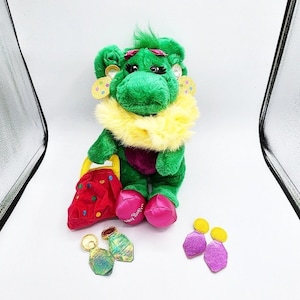 Baby Bop Plush Toy, Baby Bop Princess, Vintage Baby Bop, Baby Bop Toy, Baby Bop Plush, Vintage Barney, Barney Toys, Barney Plush, Barney Toy