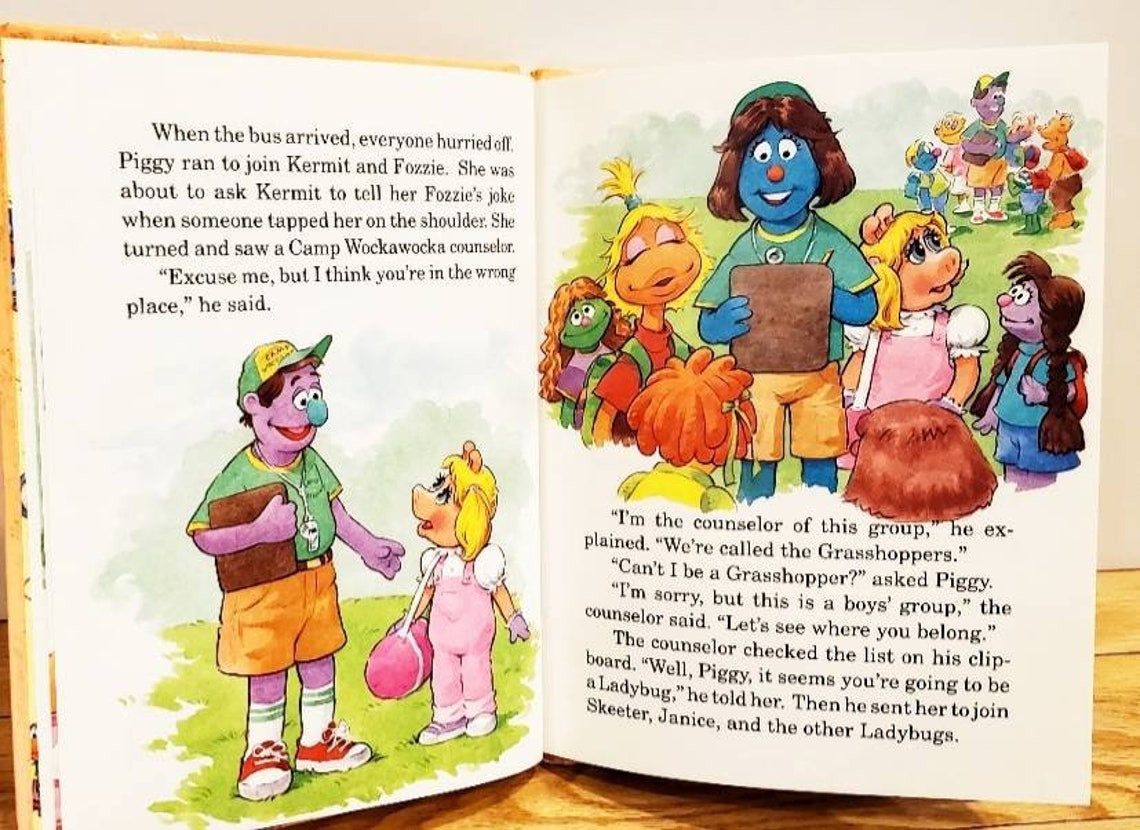 Vintage Miss Piggy Book Muppet Babies Books Vintage Muppet Etsy UK