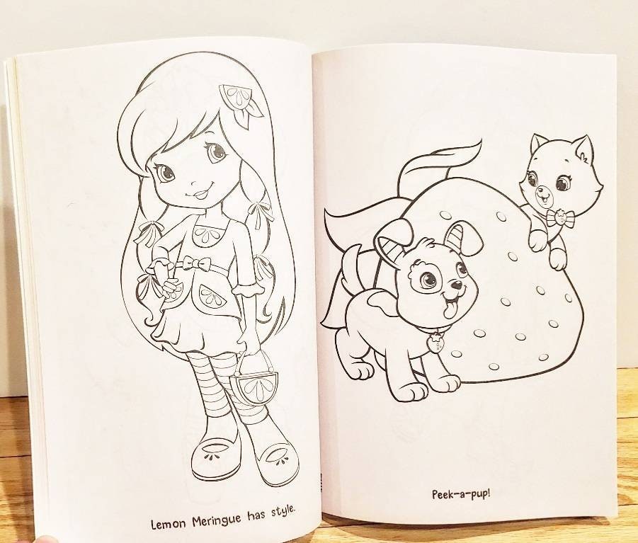 Lemon Meringue Coloring Pages