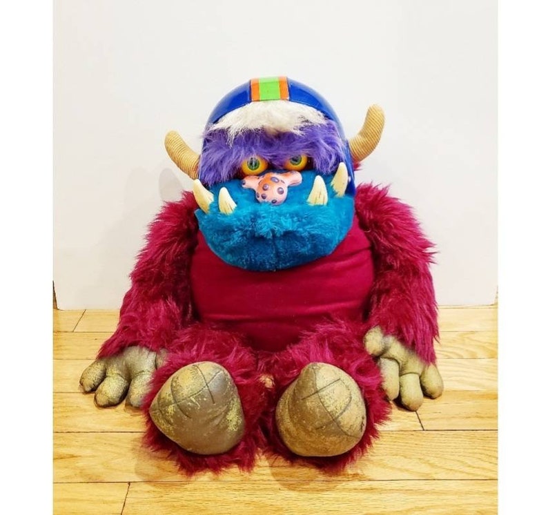 My Pet Monster, My Football Monster, Vintage My Pet Monster, My Pet Monster Football, My Pet Monster Toy, Vintage Pet Monster image 1