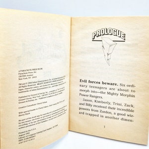 Power Rangers Book, Vintage Power Rangers Book, Power Rangers Toys, 90s ...