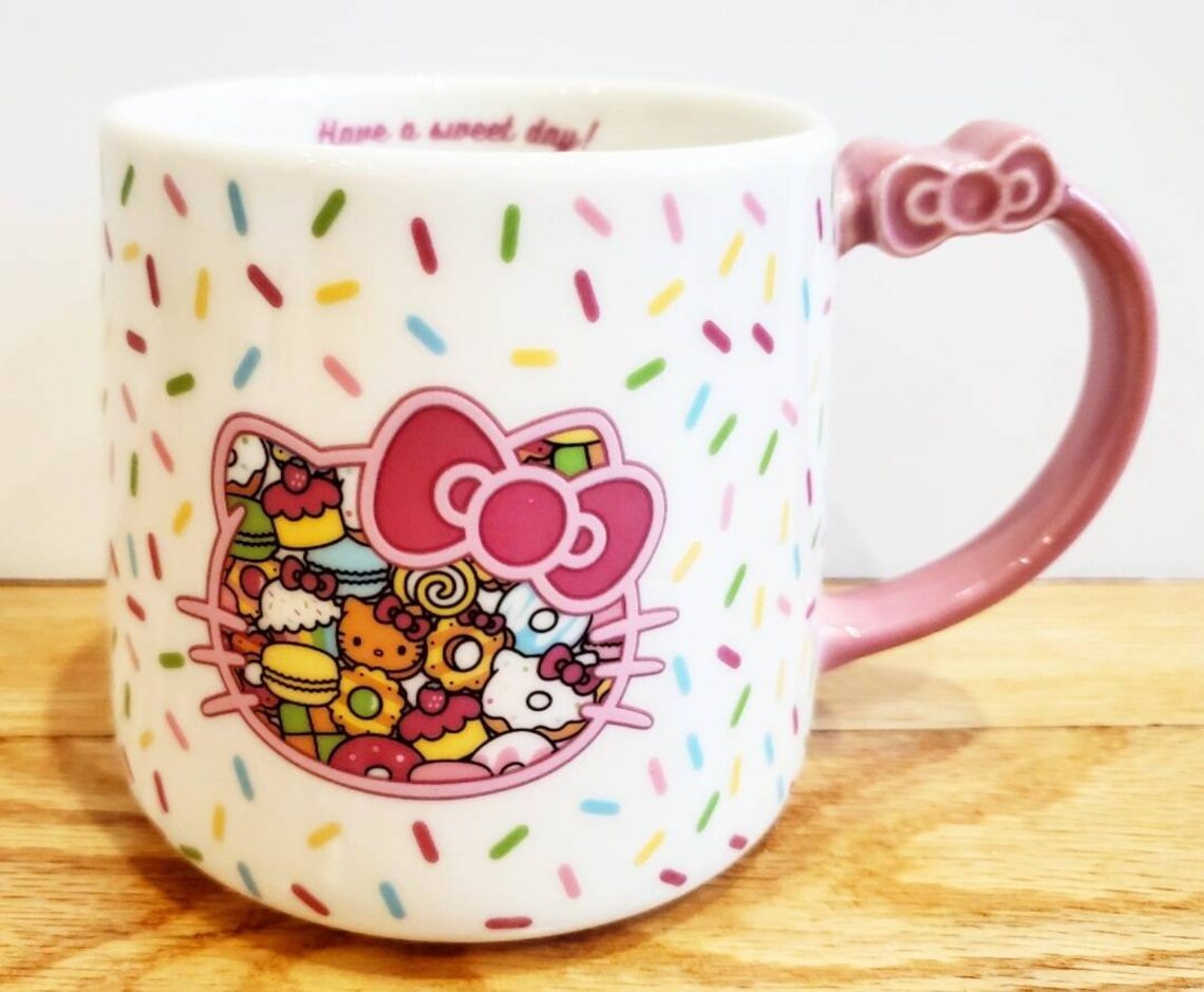 Hello Kitty Cafe Mug Hello Kitty Cafe Truck Mug Hello Kitty Etsy