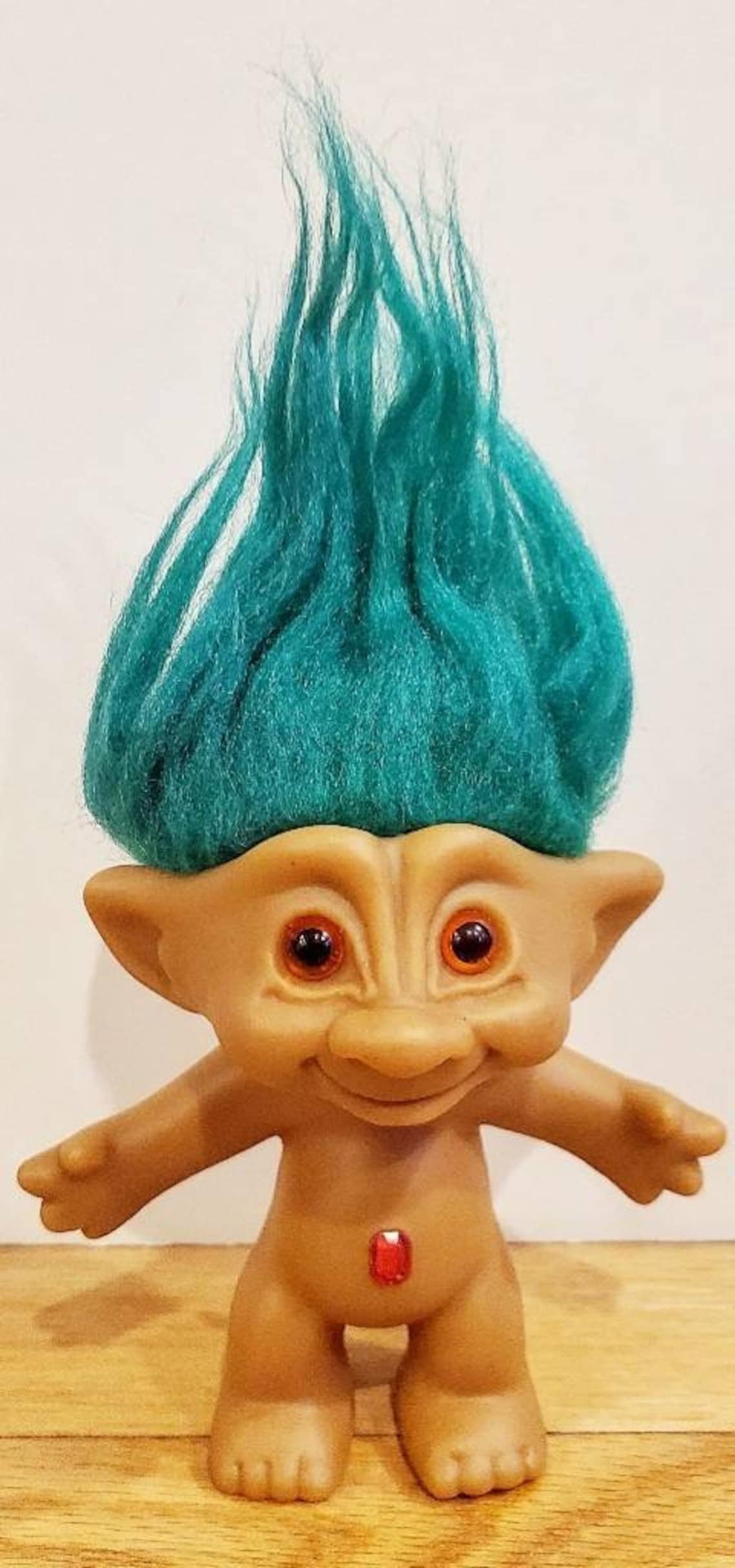 Christmas Treasure Troll Vintage Treasure Trolls Gemstone Etsy UK