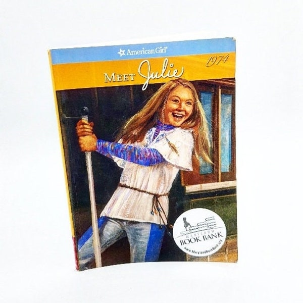 Meet Julie Book, American Girl Books, American Girl Julie Book, American Girl Julie Doll, Vintage American Girl Books