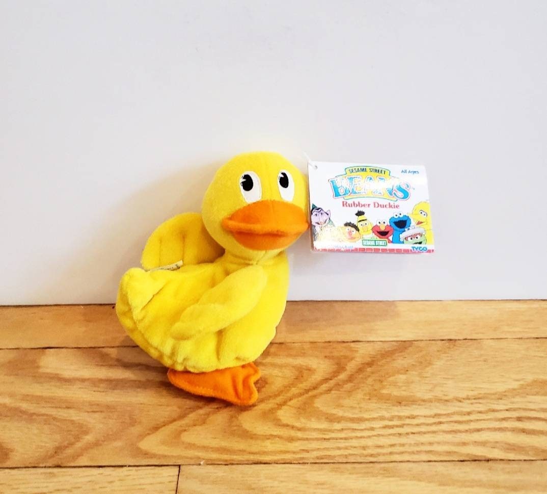 Rubber Duckie Plush Sesame Street 