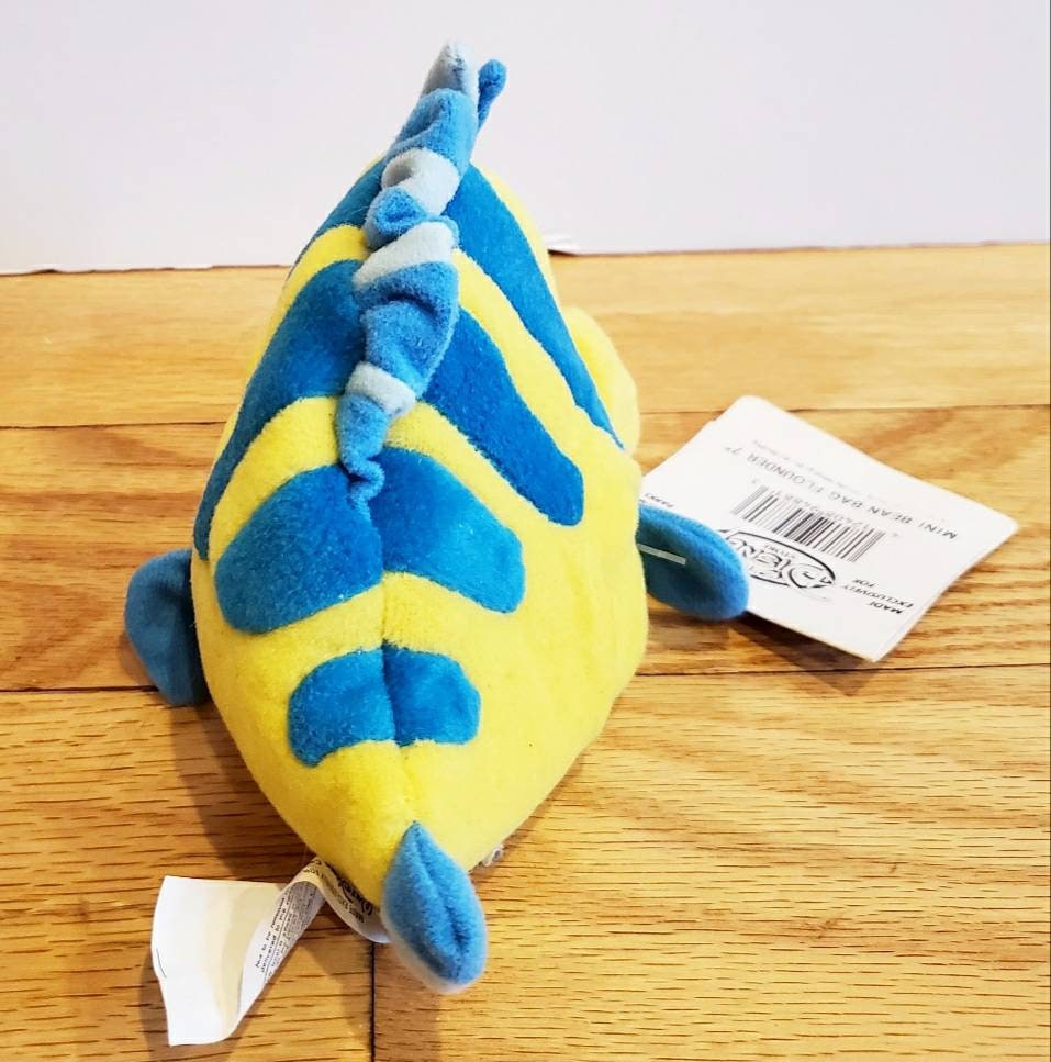 Flounder Disney Beanie Flounder Plush Disney Beanie Etsy