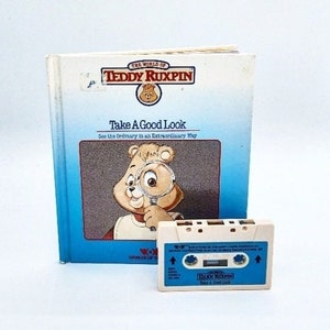 Teddy Ruxpin Take a Good Look Book and Tape Teddy Ruxpin Tapes Teddy Ruxpin Cassettes Vintage Teddy Ruxpin Toys Vintage Teddy Ruxpin