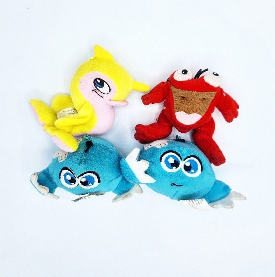 Set of Neopets Plush Toys, Flotsam Plush, Neopets Plush, Neopets Toys