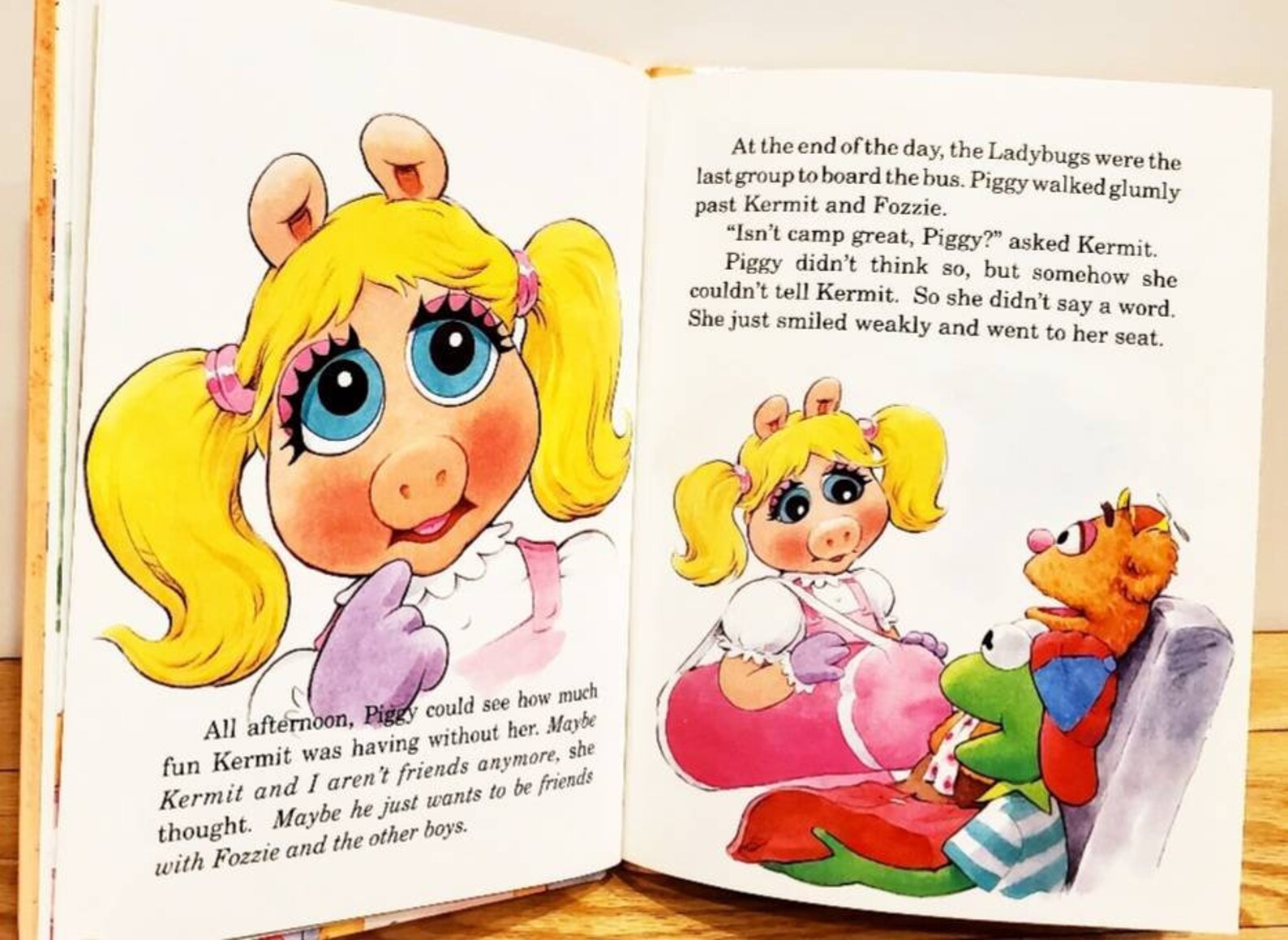 Vintage Miss Piggy Book Muppet Babies Books Vintage Muppet Etsy