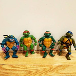 Figura de acción de Tortugas Ninjas mutantes adolescentes, modelo de  colección de PVC Don, juguetes móviles Leonardo, Raphael, TMNT 2012