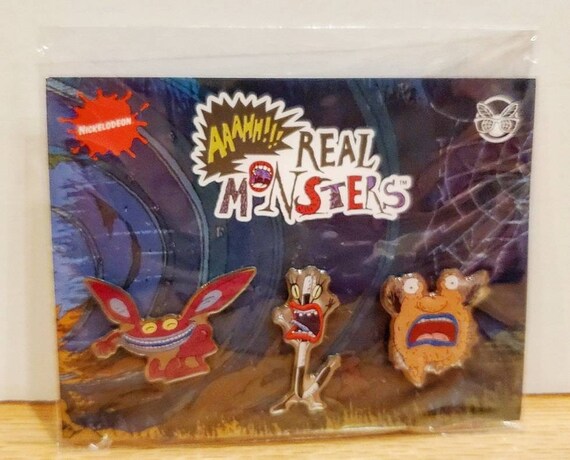 ahh Real Monsters Pin Set ahh Real Monsters Pins Etsy