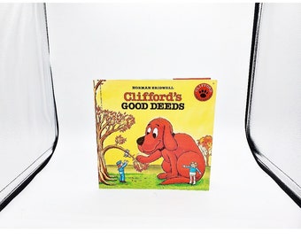 Clifford's Good Deeds Book, Vintage Clifford Books, Clifford's Good Deeds, Big Red Dog Books, Clifford the Big Red Dog, Clifford Books