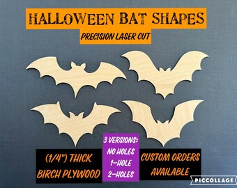 Halloween Bats, Laser Cut Outs, (DIY), Hangable