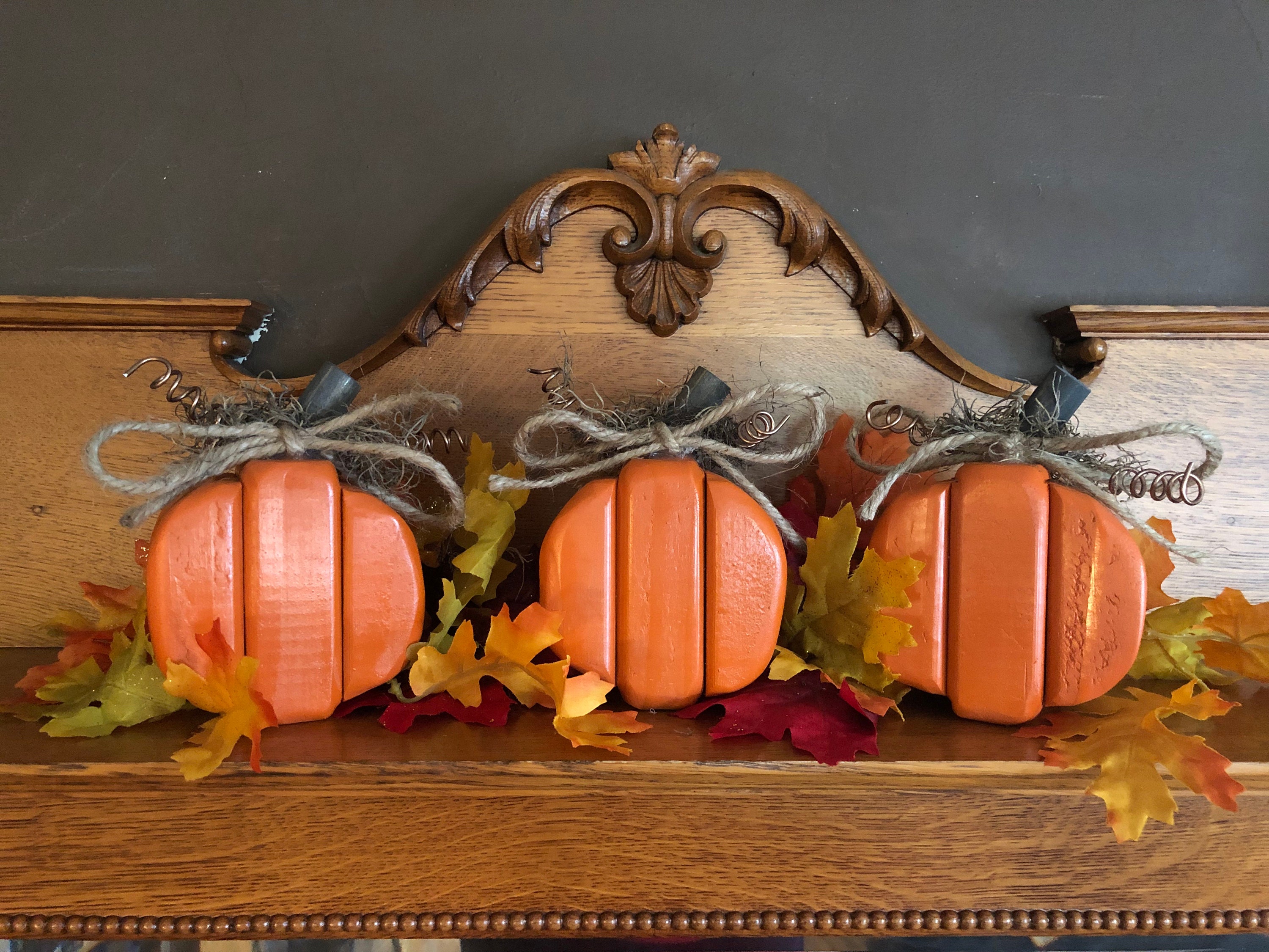 Wooden 2X4 Pumpkin - Etsy