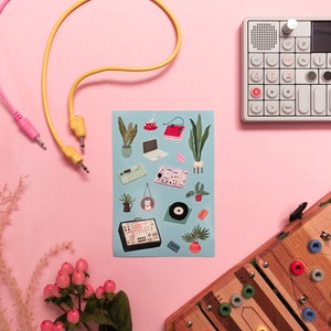 BLUE Sticker Sheets