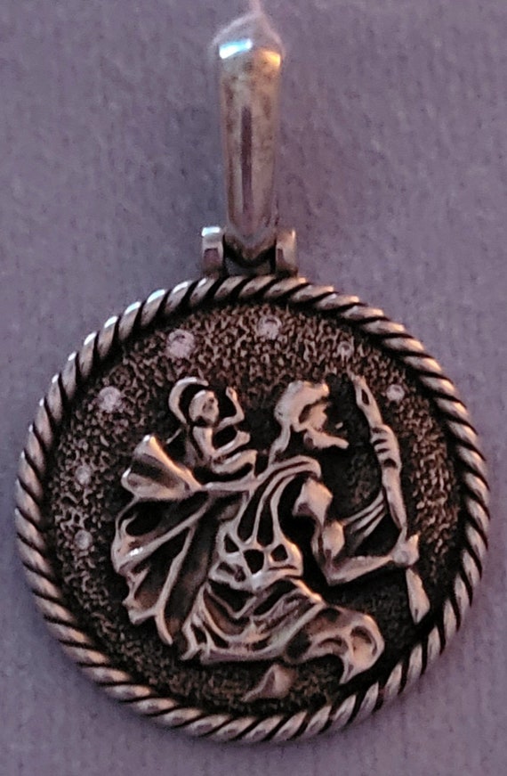 David Yurman ST Christopher Sterling Silver Amulet