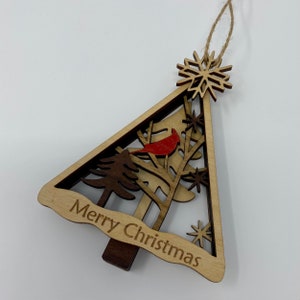 Wood Christmas Ornament