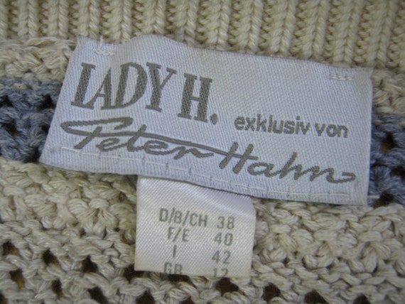 LADY H. by Peter Hahn Vintage Cotton Linen Silk B… - image 5