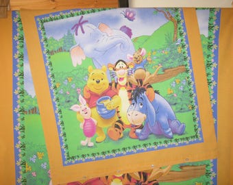 Oryginalny komplet pościeli WINNIE THE POOH w stylu vintage, 120 x 180, z poszewką na poduszkę i dodatkami