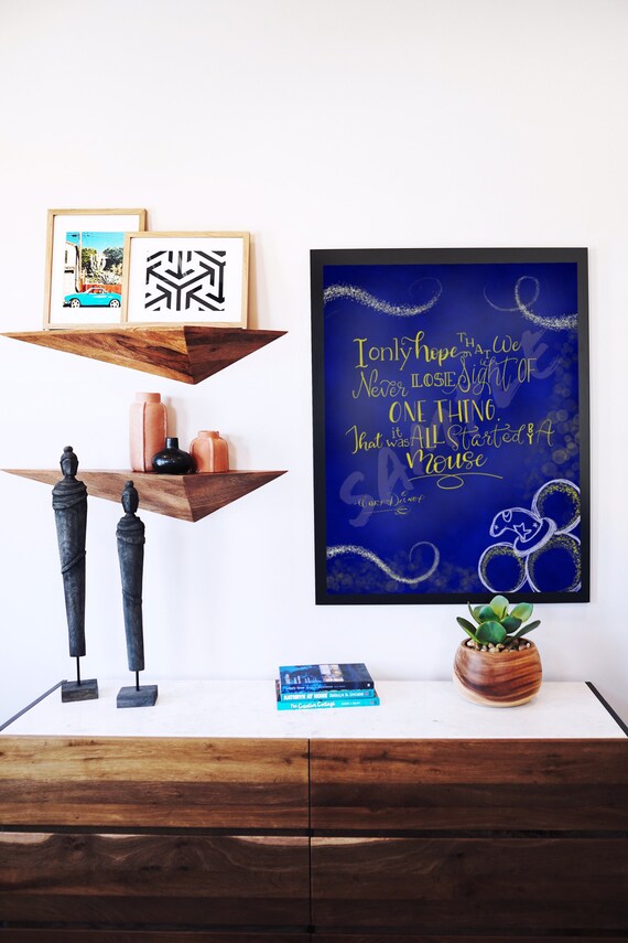 Citation De Walt Disney Fr Sorcerer Mickey France Imprimer Etsy France