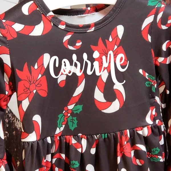 Candy Cane Dress - Etsy