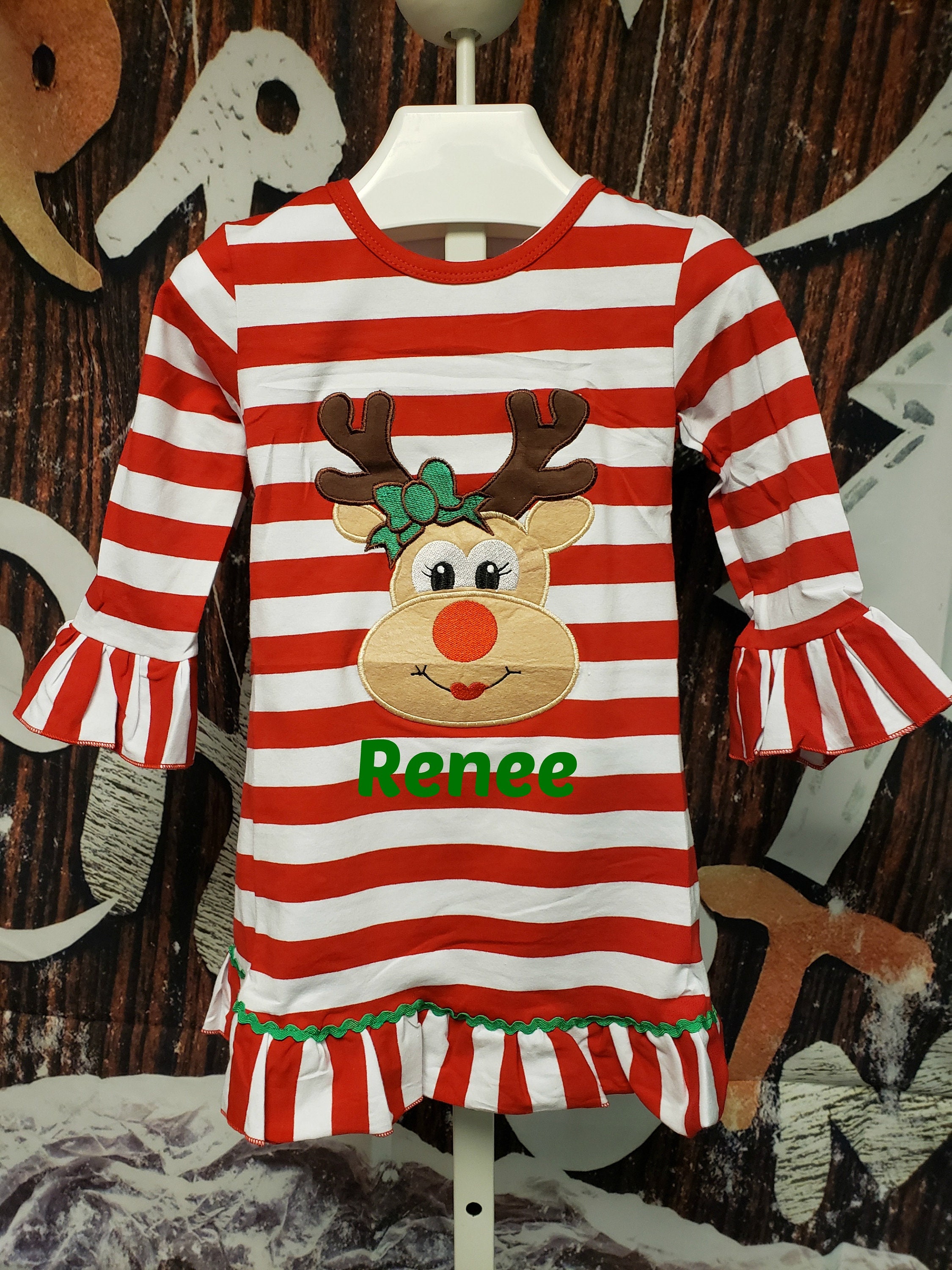 Christmas Nightgown Women - Etsy