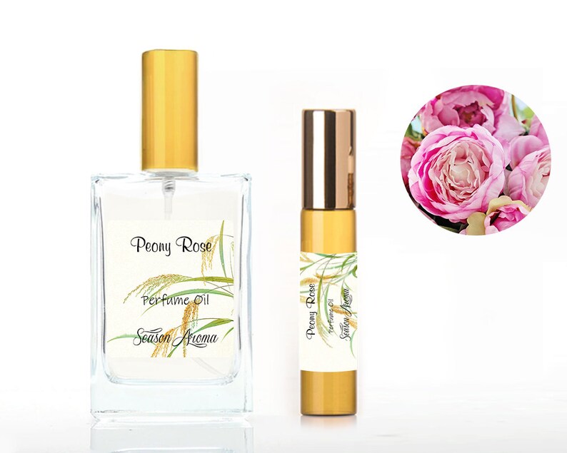 Peony Rose Fragrance Oil Body Perfume Spray Roller Etsy