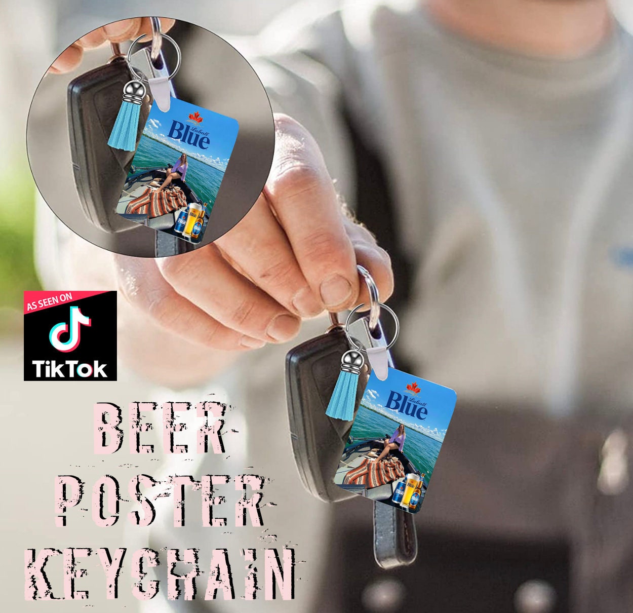 Bier Poster Schlüsselanhänger Tik Tok Trend Etsy