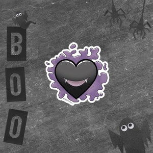Gastly Heart stickers