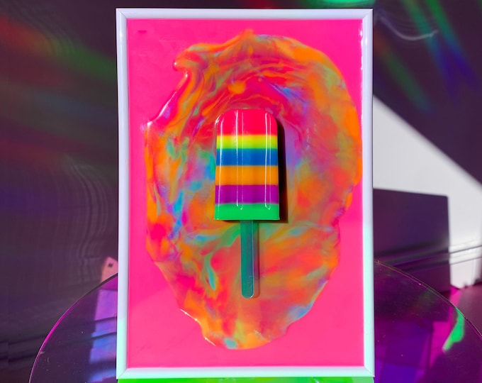 Melting Popsicle Wall Art Pop Art Candy Sculpture Ice Cream Wall Decor