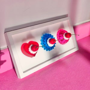 Fake Cake Wall Art - Jelly Cake Decor - Faux Food Wall Sculpture - 3d Resin Art - Pop Art Sculpture - Maximalist Decor - Dessert Candy Art