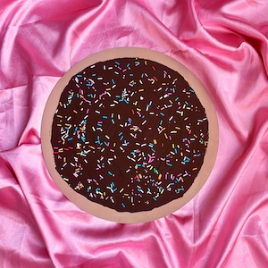 12 In, Cookie Wall Sculpture, Chocolate Sugar Cookie, Giant Fake Food Wall Art, Pop Art Sculpture, Dopamine Decor, Weird Art, Funky Decor