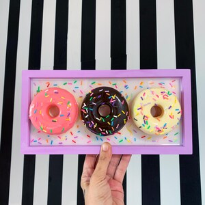 Sprinkle Donut Wall Art - Pop Art Sculpture