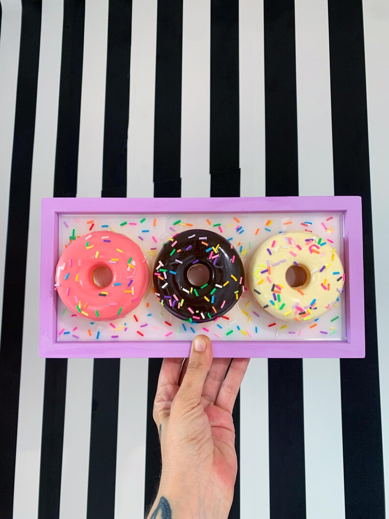 Sprinkle Donut Wall Art - Pop Art Sculpture