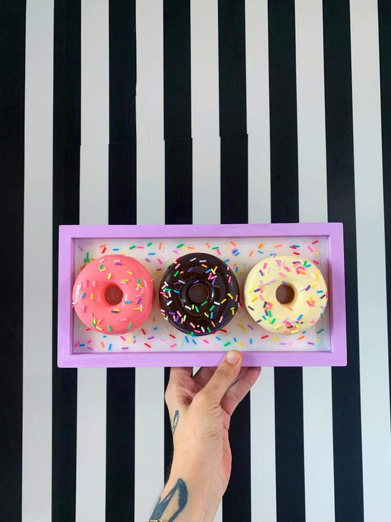Sprinkle Donut Wall Art - Pop Art Sculpture