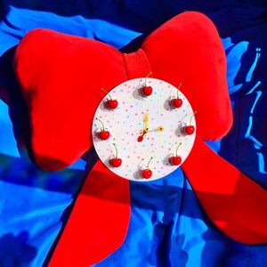 Fake Cake Wall Clock, Resin Food Art